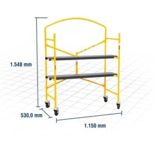 Plataforma Dobrável Portátil Vonder 150g - Imagem principal - 873bd1e4-87ad-4a59-97a6-27afbec16f0a