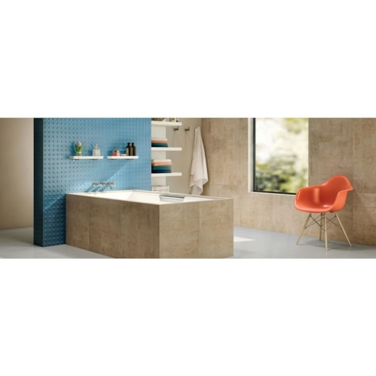 Porcelanato 25x25cm Arqtec Stop Azul Natural Eliane - Imagem principal - 6f5ba2ac-c15e-48a5-b5a1-5a0e164682ee