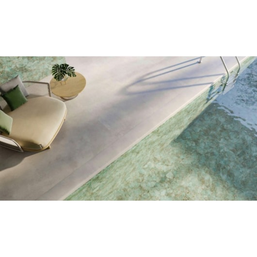 Porcelanato Biancogres Amazonita Real Lux 90x180cm Retificado - Imagem principal - 7ee456c7-d772-42b5-8aa2-adbd387bca4e