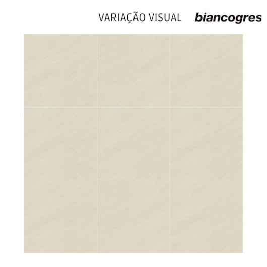 Porcelanato Biancogres Arezzo Beige Acetinado 120x120cm Retificado - Imagem principal - 56635f24-5180-41ad-9e88-ad39e5e51b77