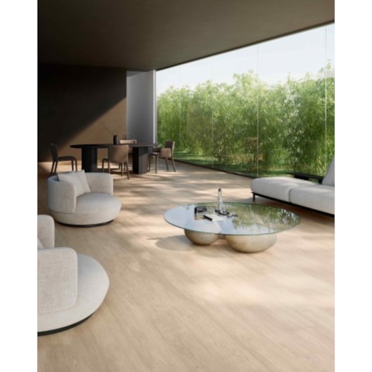 Porcelanato Biancogres Aurora Bianco Satin 20x120cm Retificado - Imagem principal - e546b8a9-6f0f-4b57-9e79-7b61473a590b