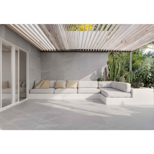 Porcelanato Biancogres Basaltina Grigio Externo 60x60cm Retificado - Imagem principal - f52ba0ff-b922-4a54-8a11-9a73c2cac9c8