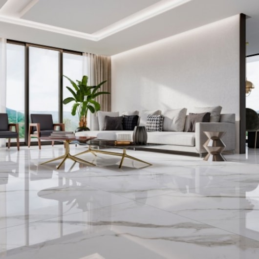 Porcelanato Biancogres Calacata Altíssimo Lux Poilido 90x180cm Retificado                     - Imagem principal - 4afe37a3-f1b3-4511-a3b2-1fc483d2922d