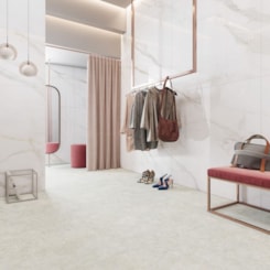 Porcelanato Biancogres Calacata Altíssimo Lux Polido Mármore 120x120cm Retificado