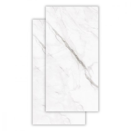 Porcelanato Biancogres Calacata Altíssimo Lux Polido Mármore 60x120cm Retificado 