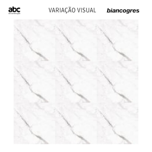 Porcelanato Biancogres Calacata Altíssimo Satin Acetinado Mármore 90x90cm Retificado - Imagem principal - 01c8d3a4-f5f0-42eb-a104-7a82892e85df
