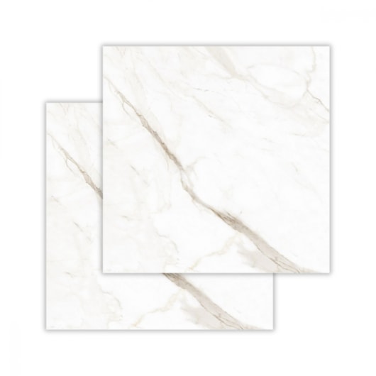 Porcelanato Biancogres Calacata Altíssimo Satin Acetinado Mármore 90x90cm Retificado  - Imagem principal - 8ca0f76f-6b6a-4ffe-a965-c6e2da8f4fbf