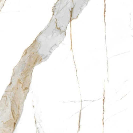 Porcelanato Biancogres Calacata Oro Satin Acetinado 80x80cm Retificado - Imagem principal - ce65ded6-c230-4557-a066-f1fb9612f058