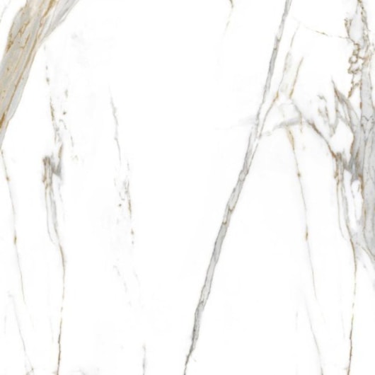 Porcelanato Biancogres Calacata Oro Satin Acetinado 80x80cm Retificado - Imagem principal - 90c02bc8-ce50-4171-85d8-b306a8ba1f5a