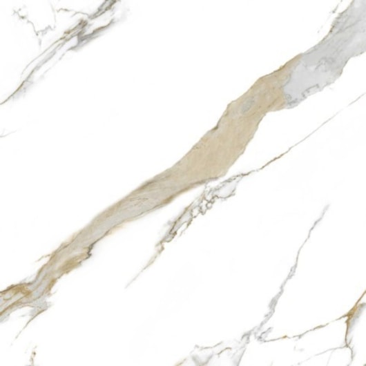Porcelanato Biancogres Calacata Oro Satin Acetinado 80x80cm Retificado - Imagem principal - 1fab5d5a-5079-4ac9-aee1-ad08f9b81230