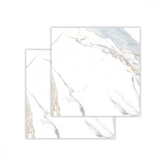 Porcelanato Biancogres Calacata Oro Satin Acetinado Mámore 90x90cm Retificado  - Imagem principal - fc8e272c-8e52-4d60-9fbb-b8a5951fc898