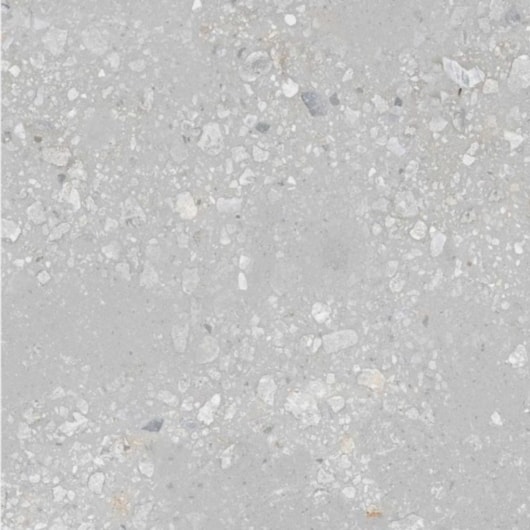 Porcelanato Biancogres Cannes Terrazzo Grigio Satin 90x90cm Retificado - Imagem principal - 43baa1e1-b1d2-4e70-81c8-d299e26baaa5