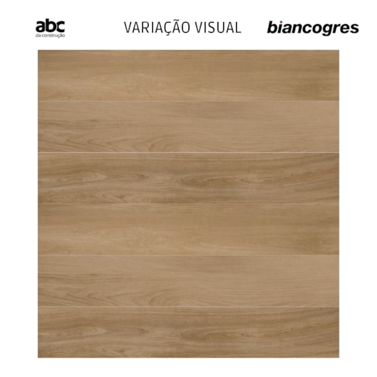 Porcelanato Biancogres Carvalho Natural Acetinado 26x106cm Retificado  - Imagem principal - 1949b29a-2e45-4efd-a5d7-f94d686a5d3b