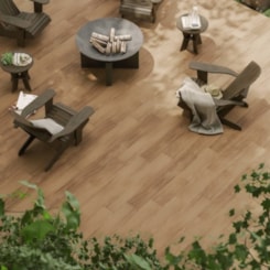 Porcelanato Biancogres Carvalho Natural Externo 20x120cm Retificado