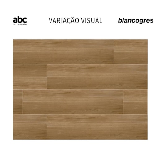 Porcelanato Biancogres Carvalho Natural Externo 26x106cm Retificado - Imagem principal - 8327a265-451d-4713-841f-f8671d4c4e54
