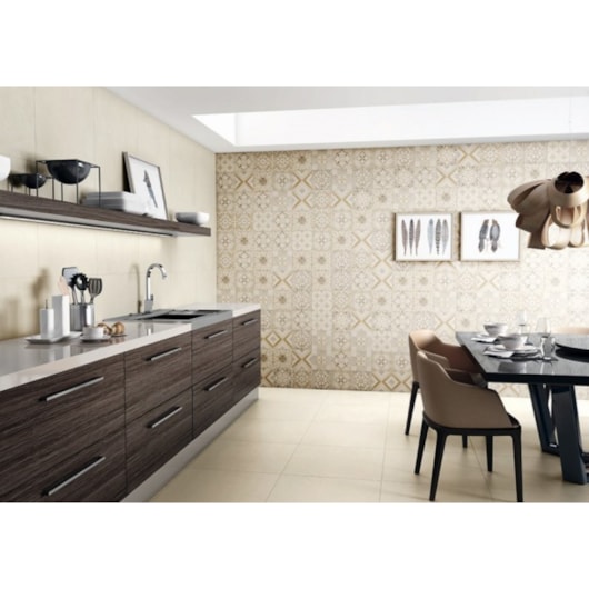 Porcelanato Biancogres Cemento Avorio Acetinado 60x60cm Retificado  - Imagem principal - 18caf5b4-d289-41ac-b649-290a609d4945