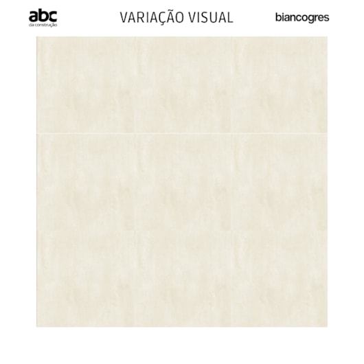 Porcelanato Biancogres Cemento Avorio Acetinado 60x60cm Retificado - Imagem principal - 677abd3b-3c7d-4af3-94c4-f7899a2537e1