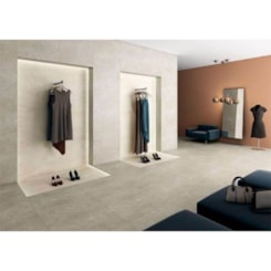 Porcelanato Biancogres Cemento Grafite Acetinado Cinza 60x60cm Retificado