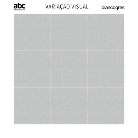 Porcelanato Biancogres Cemento Grigio Cinza Acetinado 60x60cm Retificado - Imagem principal - c218d369-487b-42d3-a73c-3e83d810416b