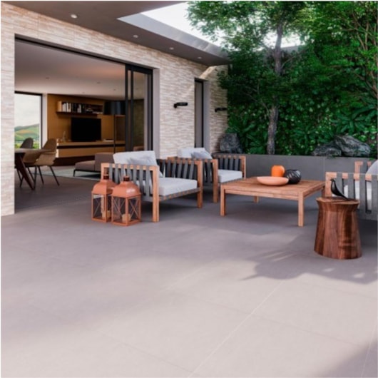 Porcelanato Biancogres Cemento Grigio Externo 90x90cm Retificado - Imagem principal - e1dbc44a-5d34-4779-becc-8d6ce7240826