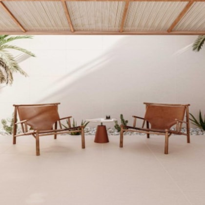 Porcelanato Biancogres Cemento Marfim Satin Acetinado 90x90cm Retificado