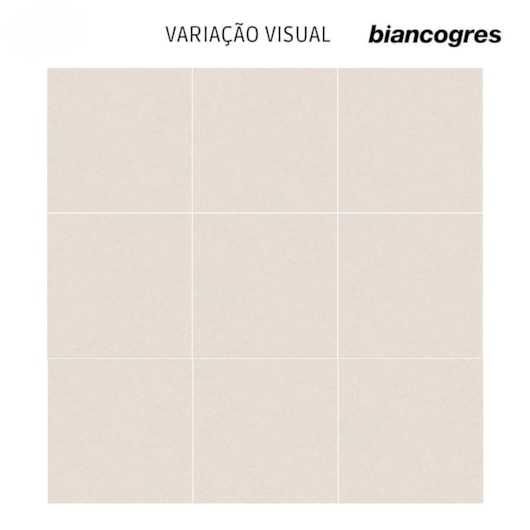 Porcelanato Biancogres Cemento Marfim Satin Acetinado 90x90cm Retificado - Imagem principal - e641b885-21a6-42ba-b79b-528df3166f3d