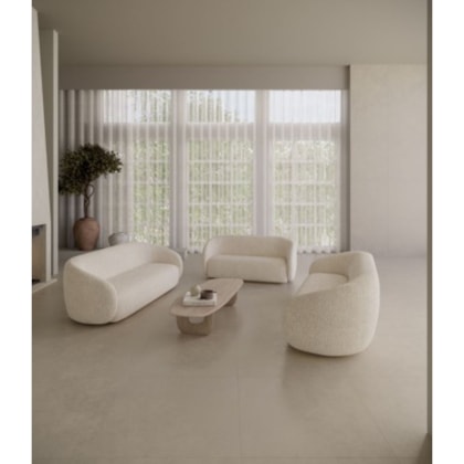 Porcelanato Biancogres Chicago Avorio Satin 80x80cm Retificado   