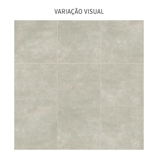 Porcelanato Biancogres Chicago Grigio Satin 100x100cm Retificado - Imagem principal - 627f68f5-1786-423b-a613-e6a63e34ff05