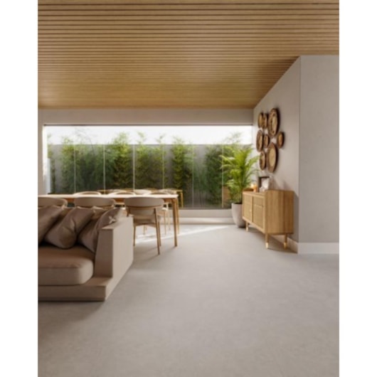 Porcelanato Biancogres Chicago Nebbia Satin Acetinado 80x80cm Retificado - Imagem principal - e21dfff0-5e11-4622-8f29-ce1b25d447a2
