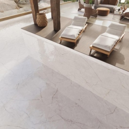 Porcelanato Biancogres Cristallo Quartz Lux Polido 90x90cm Retificado - Imagem principal - 3737c34f-36a5-41b3-bd1a-444a72813f1b