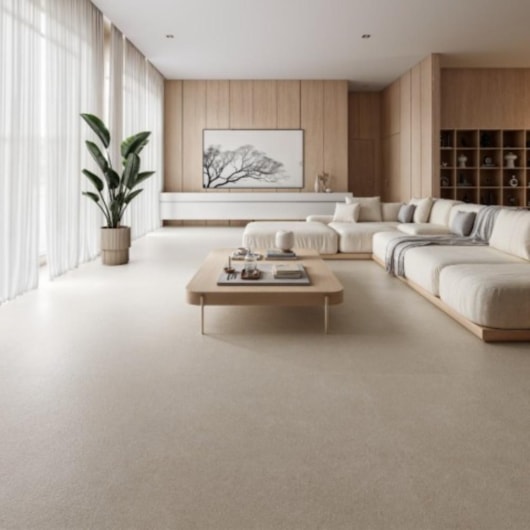Porcelanato Biancogres Dorcia Beige Satin Acetinado 99,5x99,5cm Retificado - Imagem principal - cfd97365-7a16-4392-b3bb-63892c4c092d