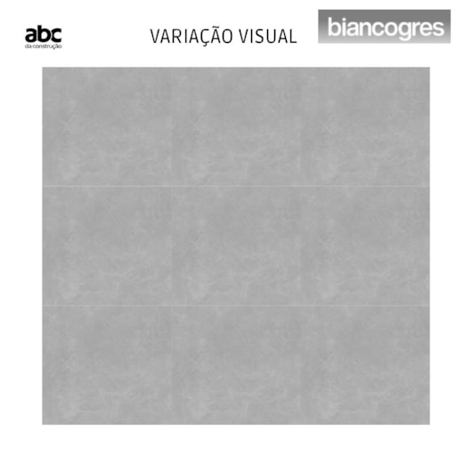 Porcelanato Biancogres Gris Armani Satin Retificado 90x90cm - Imagem principal - 92b8fe54-3032-4aa2-9ef8-6cb17ec46922