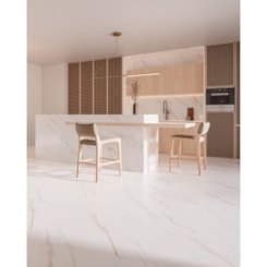 Porcelanato Biancogres Malden Bianco Lux 100x100cm Retificado