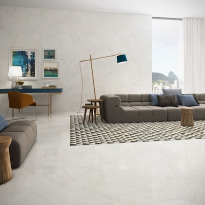 Porcelanato Biancogres Marmo Egeu Satin 90x90cm Retificado