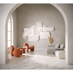 Porcelanato Biancogres Marmo Perla Lux 120x120cm Retificado