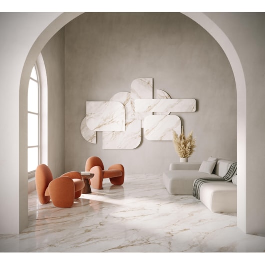 Porcelanato Biancogres Marmo Perla Lux 120x120cm Retificado - Imagem principal - 87455cc7-b321-4bc9-9b61-15ae03fb9ba5