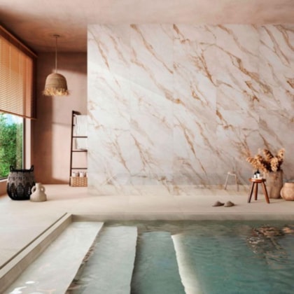Porcelanato Biancogres Marmo Perla Velvet 60x120cm Retificado