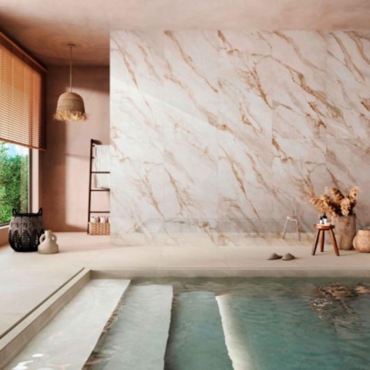 Porcelanato Biancogres Marmo Perla Velvet 60x120cm Retificado - Imagem principal - d182d0b2-4f1a-48e5-9b03-7a3d57322187