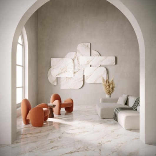 Porcelanato Biancogres Marmo Perla Velvet 60x120cm Retificado - Imagem principal - 07e0ab12-bf0f-4c4a-9224-eb93fc6c4f4f