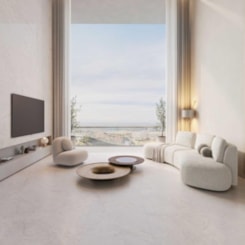 Porcelanato Biancogres Palestro Bianco Lux Polido 80x80cm Retificado