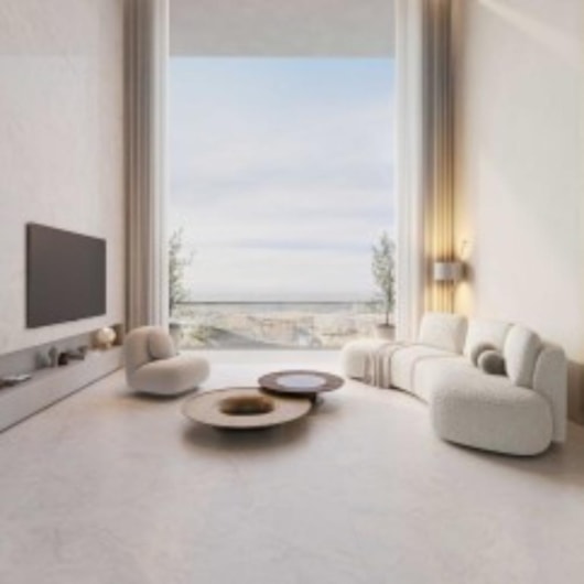 Porcelanato Biancogres Palestro Bianco Satin Acetinado 80x80cm Retificado - Imagem principal - a0e626ab-5b84-4ec1-9553-825b8cc7950e