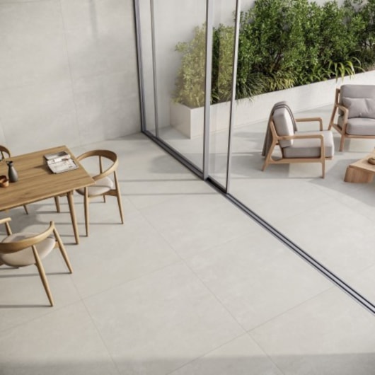 Porcelanato Biancogres Persia Grigio Externo 100x100cm Retificado - Imagem principal - 3893f47c-2277-4ae8-b9dd-68fe892b603e