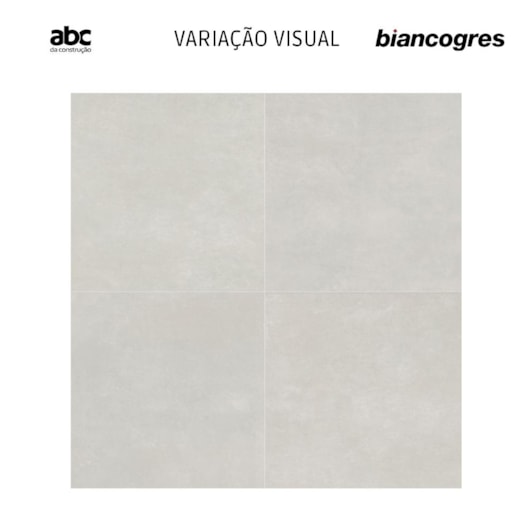 Porcelanato Biancogres Persia Grigio Satin Acetinado 100x100cm Retificado - Imagem principal - 3f7ce7ed-a5ed-4e66-8806-cd23a726c7c0