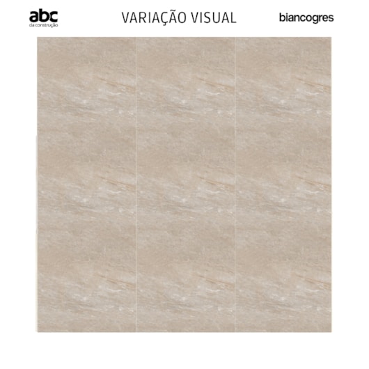 Porcelanato Biancogres Pietra Di Vesale Sabbia Externo 60x60cm Mármore Retificado  - Imagem principal - 560245fb-c7c6-467f-a69c-a24210f30ceb