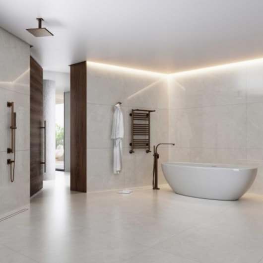 Porcelanato Biancogres Pulpis Bianco Lux Polido 80x80cm Retificado - Imagem principal - ab0b930d-4298-409b-b9d3-4498264428f5