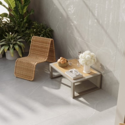 Porcelanato Biancogres Pulpis Grigio Satin 80x80cm Retificado