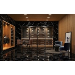Porcelanato Biancogres Royal Black Lux Polido 60x120cm Retificado