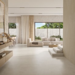 Porcelanato Biancogres Stratus Externo Grigio 90x90cm Retificado