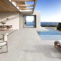 Porcelanato Biancogres Travertino Clássico Externo 100x100cm Retificado