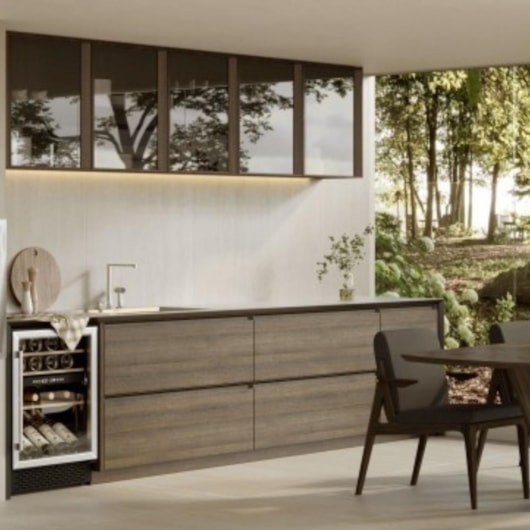 Porcelanato Biancogres Travertino Clássico Externo 100x100cm Retificado - Imagem principal - 4d7238c8-0797-4a64-a9f8-8871b1b783f1